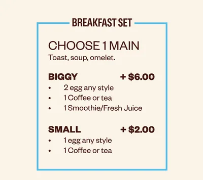 SMALL BREAKFAST SET  🎁