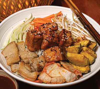 Crispy Tofu Poke Bowl