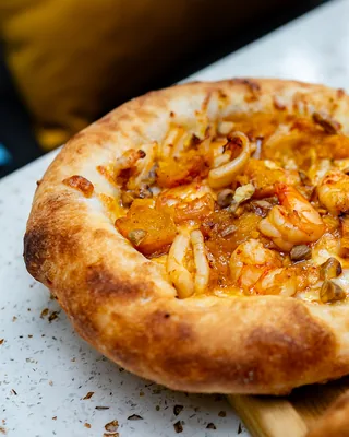Prawn and Pumpkin Pizza