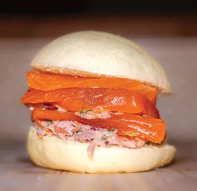 SLIDER · Salmon Gravlax