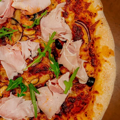PIZZA · Ham & Mush