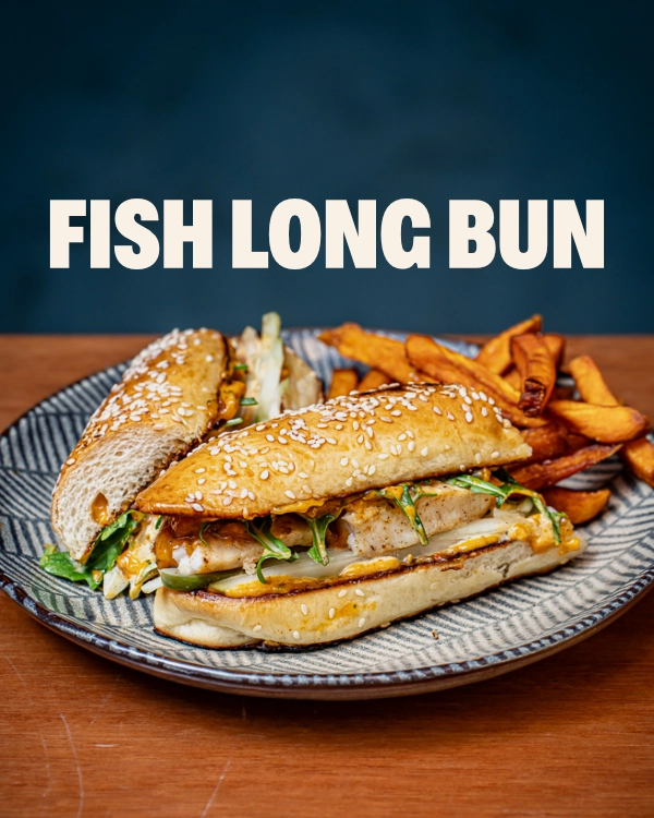 Fish long bun